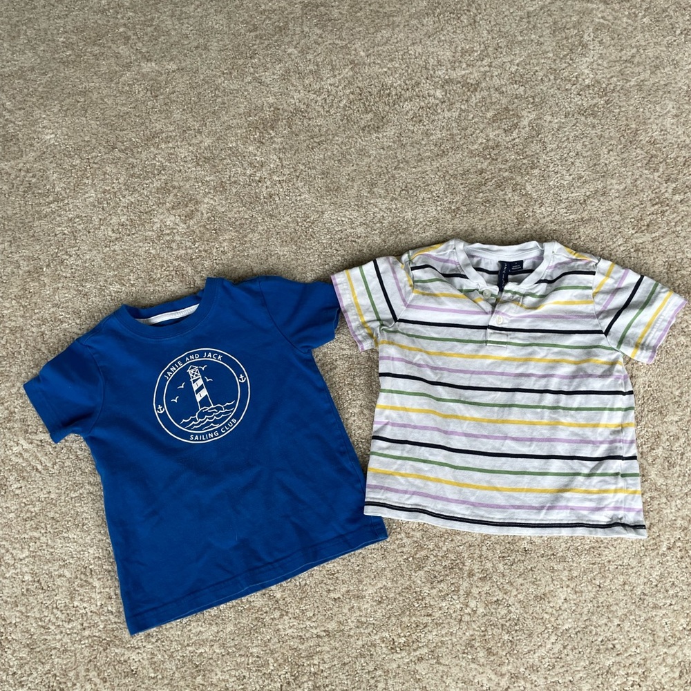 Janie and Jack T-Shirts (2) size 3T